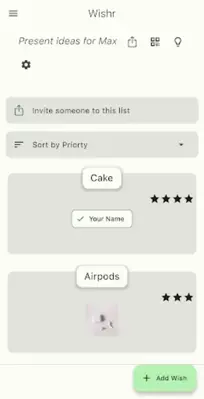 Wishr - Shared Wishlist android App screenshot 19