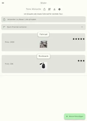 Wishr - Shared Wishlist android App screenshot 7